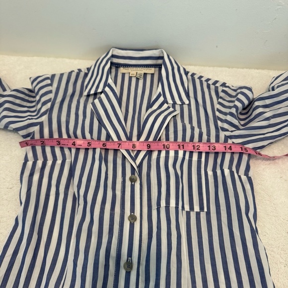 Anthropologie Pilcro and the letterpress women’s striped shirt size 00 - Picture 9 of 10